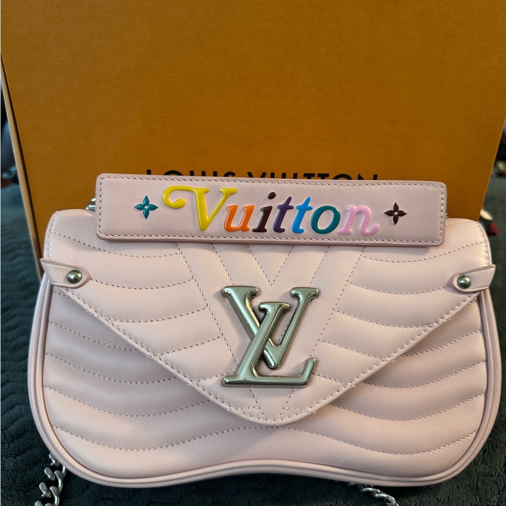 Louis Vuitton Light Pink Quilted Crossbody Bag